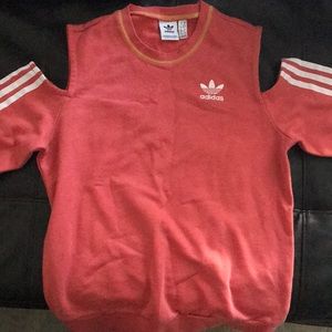 Adidas off the shoulder sweatshirt